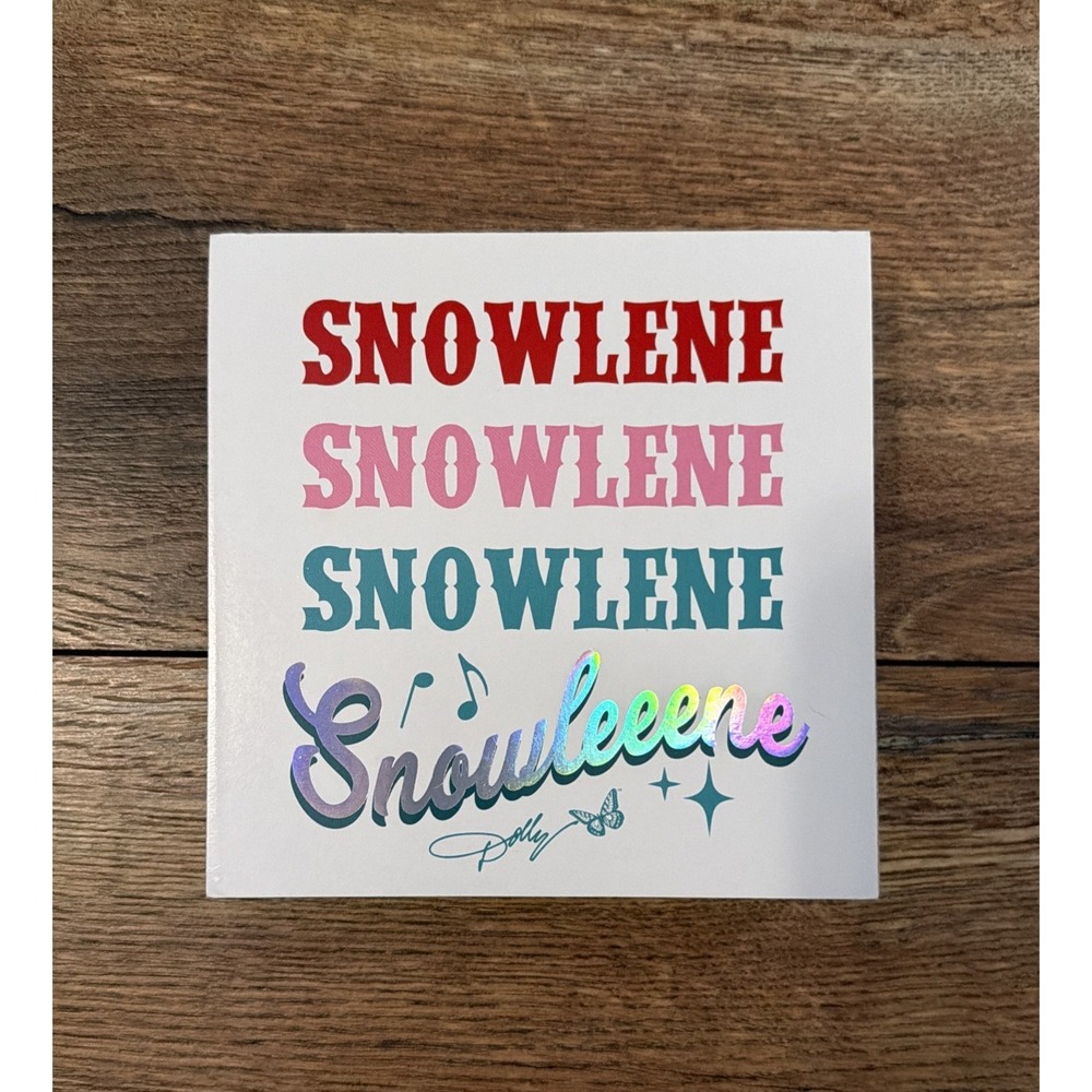 Dolly Parton, Snowlene, Christmas / Holiday Decor Box Sign, 5.5"
